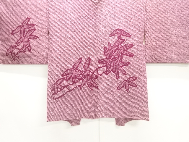 本総絞り笹模様絵羽織